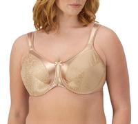 Bali Satin Tracings Soutien-Gorge Minimiseur à Armatures, Soutien-Gorge à Couverture complète, Soutien Maximal Minimiseur à Armatures, Nude, 110D