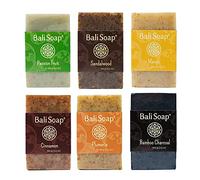 Bali Soap - Barre de Savon Naturelle Pour Homme et Femme - Coffret Cadeau de 6 Pièces, Savons Pour le Visage et le Corps, 100 Grammes Chacun