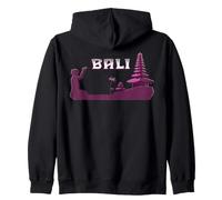 Bali Temple Palmier Indonésie Ubud Hindouisme Java Souvenir Sweat à Capuche