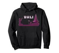 Bali Temple Palmier Indonésie Ubud Hindouisme Java Souvenir Sweat à Capuche