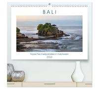 Bali, tropisches Inselparadies in Indonesien (hochwertiger Premium Wandkalender 2026 DIN A2 quer), Kunstdruck in Hochglanz: Bali verzaubernd mit ... Tempeln und einer authentischen Kultur.