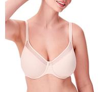 Bali Soutien-Gorge à Armatures avec Encolure Ultra Illusion en U, Opaque, Beige Clair, 105D Femme