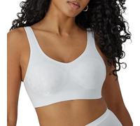 Bali Women's Comfort Revolution Shaping Wirefree Bra with Smart Sizes, White