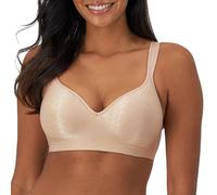 Bali Women's Comfort Revolution Wirefree Bra DF3463, Almond Zag, 40D