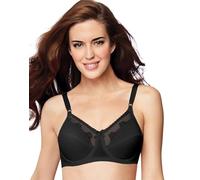 Bali Women's Flower Underwire Bra, Midnight,36DD