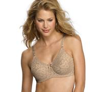 Bali Women's Lace and Smooth Underwire Bra, Nude,34C