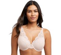 Bali Women's One Smooth U Lace Underwire Bra, Comfort Stretch Full-Coverage Convertible Bra Sandshell