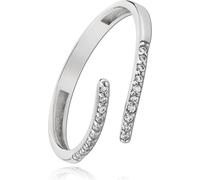 Balia anneaux 54 17,2 or 333 argenté, blanc Femme bijoux BGR027W54