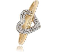 Balia anneaux 54 17,2 or 333 blanc, or Bijoux femme BGR019G54