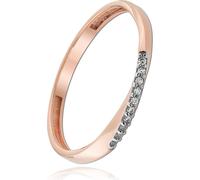 Balia anneaux 54 17,2 or 333 blanc, rose femmes bijoux BGR026R54