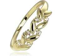 Balia anneaux 56 17,8 or 333 blanc, or Bijoux femme BGR055G56
