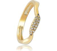 Balia anneaux 58 18,4 or 333 blanc, or Femme bijoux BGR016G58