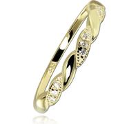 Balia anneaux 58 18,5 or 333 blanc, or Femme bijoux BGR060G58