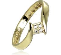 Balia anneaux 58 18,5 or 333 blanc, or femmes bijoux BGR054G58