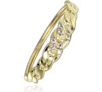 Balia anneaux 58 18,5 or 333 blanc, or femmes bijoux BGR056G58
