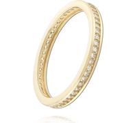 Balia anneaux 58 18,5 or 333 or, blanc femmes bijoux BGR025G58