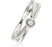 Balia anneaux 58 18,5 or 333 or blanc femmes bijoux BGR053W58