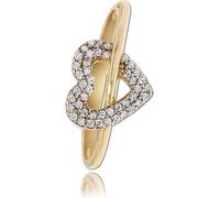 Balia dames or 333 54 17,2 blanc, or Bijoux anneaux D2BGR019G54