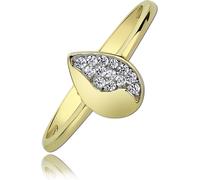 Balia dames or 333 56 17,8 blanc, or Bijoux anneaux D2BGR014G56