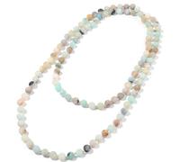 BALIBALI - Collier de perles noué à la main pour femme, Amazonite