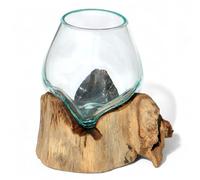 Balibarang-Shop Gamal Vase en Verre en Bois de Racine Ø 10 cm