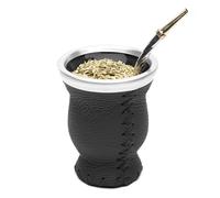 BALIBETOV [Nouvel ensemble de gourde Yerba Mate en cuir et en verre (tasse mat ) avec Ye
