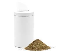 BALIBETOV Récipient Yerba Mate (Yerbero) avec bec verseur - Récipients en acier inoxydable 304 longue durée avec couvercles verseurs pour un remplissage facile de la tasse Mate, Blanc