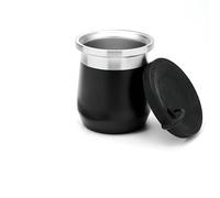 BALIBETOV Yerba Mate Gourd - Tasse Yerba Mate en acier inoxydable avec isolation à double paroi, base antidérapante, couvercle en silicone anti-déversement - Mate Argentino