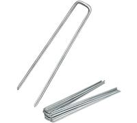 Balinco 200x Piquets de Tente Anti-Rouille|ancrages dans Le Sol Fixation au Sol | piquets |Sardines | ancrage de Sol en Acier galvanisé pour la Fixation du Non-tissé de Mauvaises Herbes