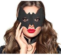 Balinco Costume de chauve-souris pour femme, masque pour les yeux de bande dessinée, masque sexy, demi-masque d'Halloween, accessoire de cosplay, masque pour les yeux noirs, carnaval