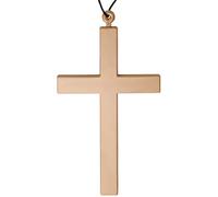 Balinco Pendentif croix avec cordon | prêtre | chrétien | moine | nonne | évêque - l'accessoire idéal pour compléter le moine