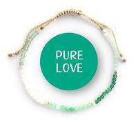 BALIPURA - Bracelets en pierre d'amour pur - Bracelets en pierres de guérison de 2 mm - Cristal naturel, quartz rose, perles en argent 925 pour cadeaux pour femmes, hommes et filles