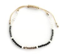 BALIPURA - Bracelets en pierre de mise à la terre - Bracelets en pierres de guérison de 2 mm - Cristal naturel, pierres précieuses, perles d'argent pour les cadeaux pour femmes, hommes et filles