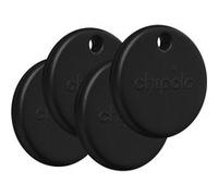 Chipolo Balise Bluetooth anti-perte Pop – Compatible Apple et Android – Noir (Pack de 4)