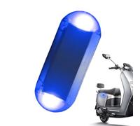 Balise de signalisation de véhicule - Barre de Flash de sécurité extérieure, Stroboscope Solaire Puissant, Alarme LED étanche avec Sortie Haute visibilité | Précaution Essentielle pour Les Motos, Les