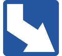 Balise de signalisation J5 1050x1050 Ecolign cl1 - NADIA SIGNALISATION - PBALJ510501050E1