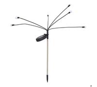 Balise d'extérieur solaire Tea H70cm noir et blanc - Atmosphera Créateur d'intérieur