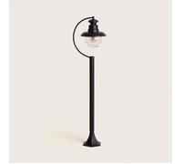Balise Extérieure en Saillie sur Pied 120 cm Aluminium Lurnea Noir