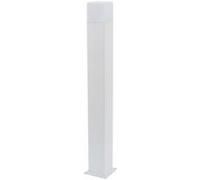 Balise Extérieure en Saillie sur Pied 74cm Augusta Blanche Blanc Blanc G