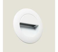 Balise Extérieure Led 3w Encastrable Murale Ronde Esla 2700k Blanc Blanc Chaud