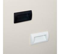 Balise Extérieure LED 4W Encastrable Murale Rectangulaire Aluminium et Verre Ed [EEK: G]