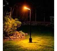 Balise Extérieure Led 6w 60cm Avec Piquet Flux Noir