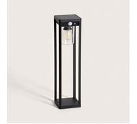 Balise Extérieure sur Pied Solaire 2W 40cm Aluminium avec Détecteur de Mouvement Devah Noir