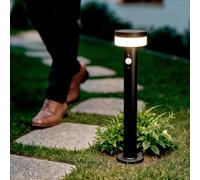 Balise Extérieure sur Pied Solaire LED 50cm Aluminium Ashier