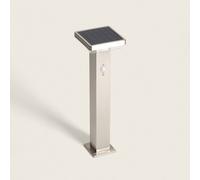 Balise Extérieure sur Pied Solaire LED 5W 50cm Aluminium avec Détecteur de Mouv