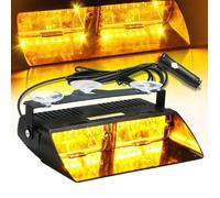Balise Feu de Détresse Multi couleur 16 LED Application de Loi Lumière Avertissement Stroboscope Clignotant Lampe D'urgence