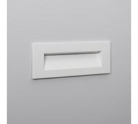 LEDKIA LIGHTING Balise LED Extérieure 7W Encastrable au Mur Rectangulaire en Aluminium Groult Blanche 4000K Blanc neutre