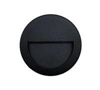 Balise LED Saillie 3W 220V 120° Rond pour Escalier - Noir/Blanc Chaud 2300K - 3500K