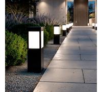 Balise LED Solaire Extérieure en Saillie sur Pied 40cm Kenya avec Détecteur de