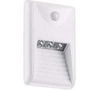 Balise lumineuse à LED avec détecteur de mouvement - LUNARTEC - 15 Lumen - Intérieur - Blanc - Piles